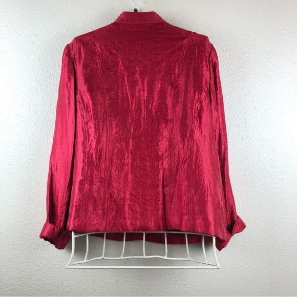 Chico’s Red Jacket - Picture 9 of 11